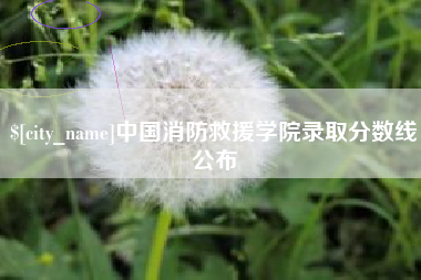 分宜中国消防救援学院录取分数线公布