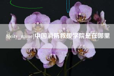 分宜中国消防救援学院是在哪里