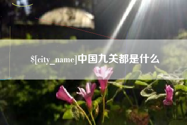 分宜中国九关都是什么