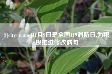 分宜11月9日是全国119消防日,为积极推进修改病句