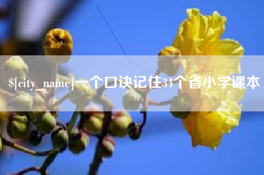 分宜一个口诀记住34个省小学课本
