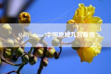 分宜中国地域九宫版图