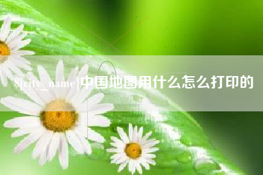 分宜中国地图用什么怎么打印的