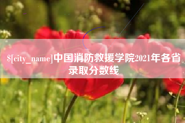 分宜中国消防救援学院2021年各省录取分数线