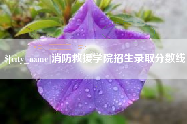 分宜消防救援学院招生录取分数线