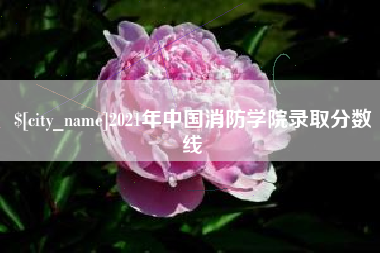 分宜2021年中国消防学院录取分数线