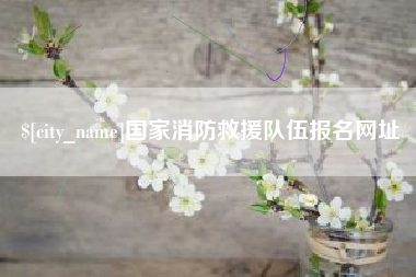 分宜国家消防救援队伍报名网址