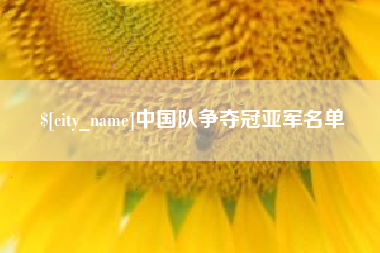 分宜中国队争夺冠亚军名单