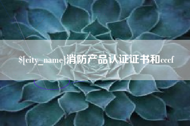 分宜消防产品认证证书和cccf