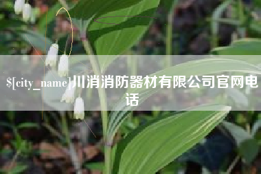 分宜川消消防器材有限公司官网电话