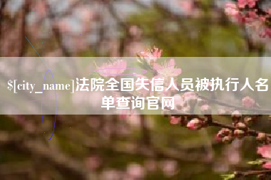 分宜法院全国失信人员被执行人名单查询官网