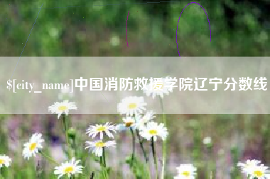 分宜中国消防救援学院辽宁分数线