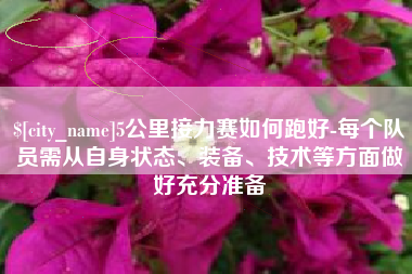 分宜5公里接力赛如何跑好-每个队员需从自身状态、装备、技术等方面做好充分准备