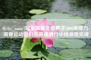 分宜哈尔滨亚冬会男子5000米接力-需要运动员们在高速滑行中精准地完成