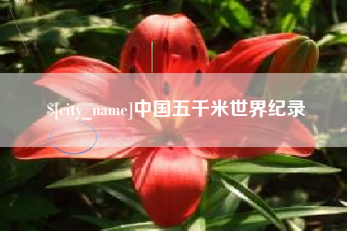 分宜中国五千米世界纪录