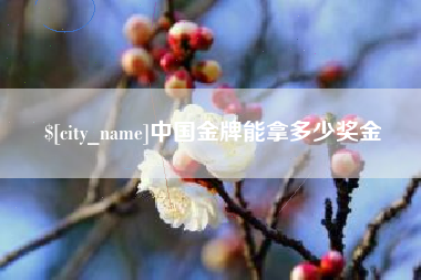 分宜中国金牌能拿多少奖金