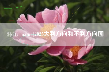 分宜2025大利方向和不利方向图