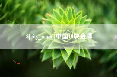 分宜中国19块金牌