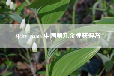 分宜中国第九金牌获得者