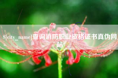 分宜查询消防职业资格证书真伪网站