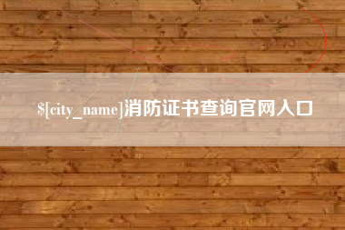 分宜消防证书查询官网入口