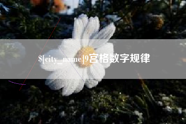分宜9宫格数字规律