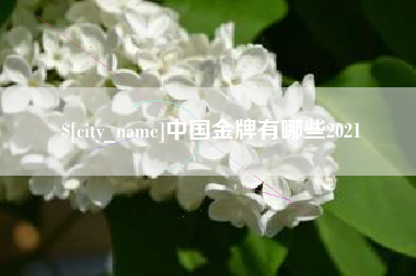 分宜中国金牌有哪些2021