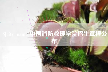 分宜中国消防救援学院招生章程公布!